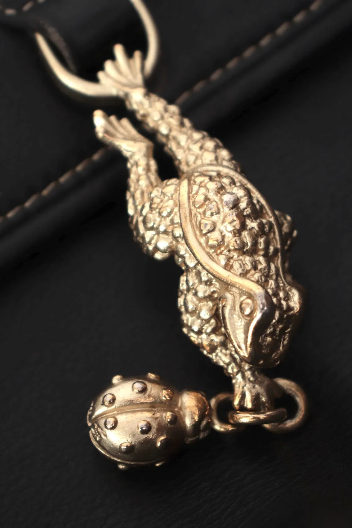 1990s Barry Kieselstein-Cord Frog Charm Bag*