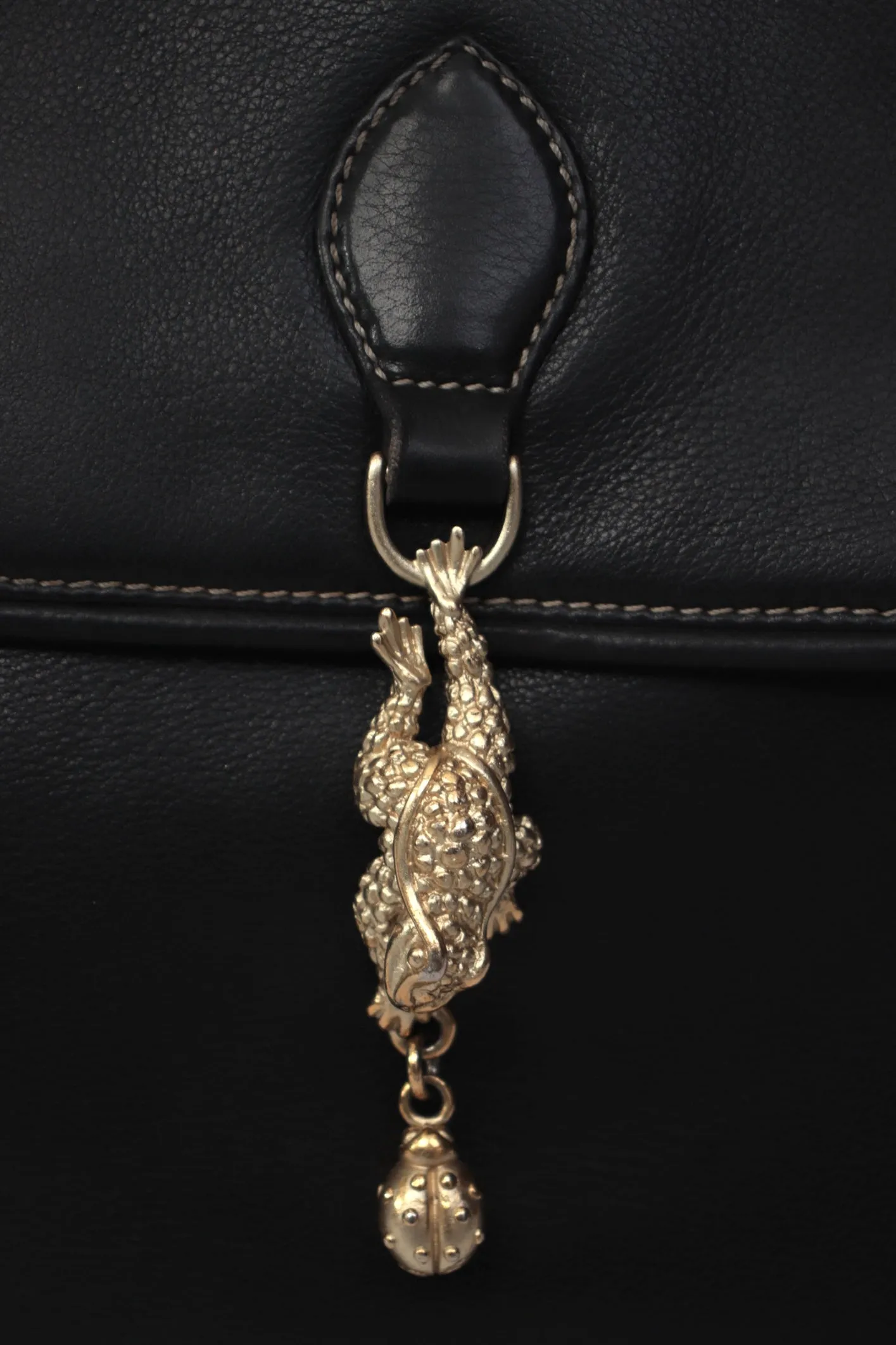1990s Barry Kieselstein-Cord Frog Charm Bag*