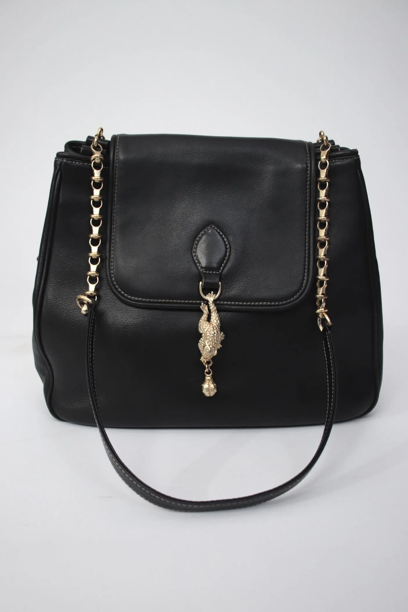 1990s Barry Kieselstein-Cord Frog Charm Bag*