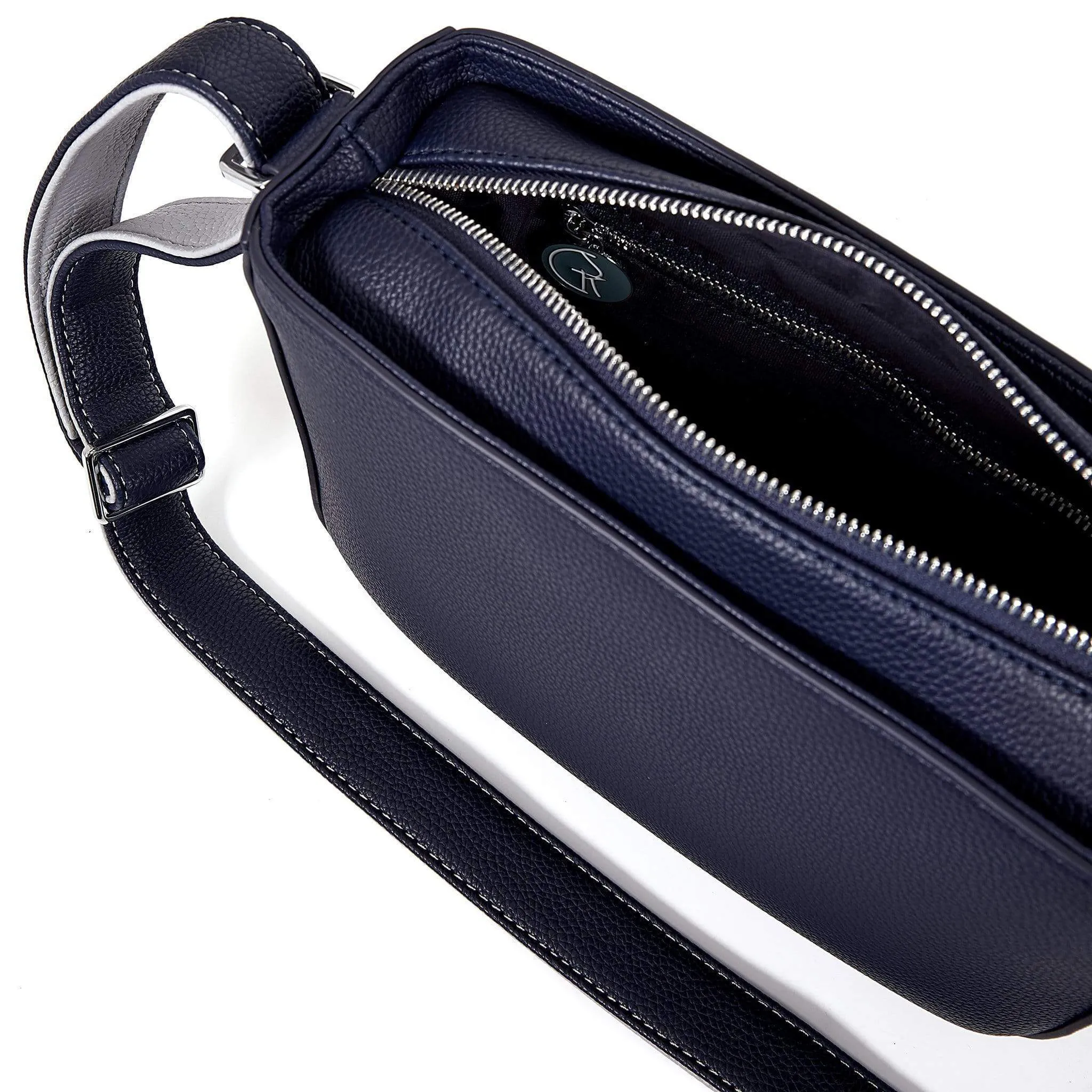 3 Vegan Leather Bags in 1 | Blue & Grey