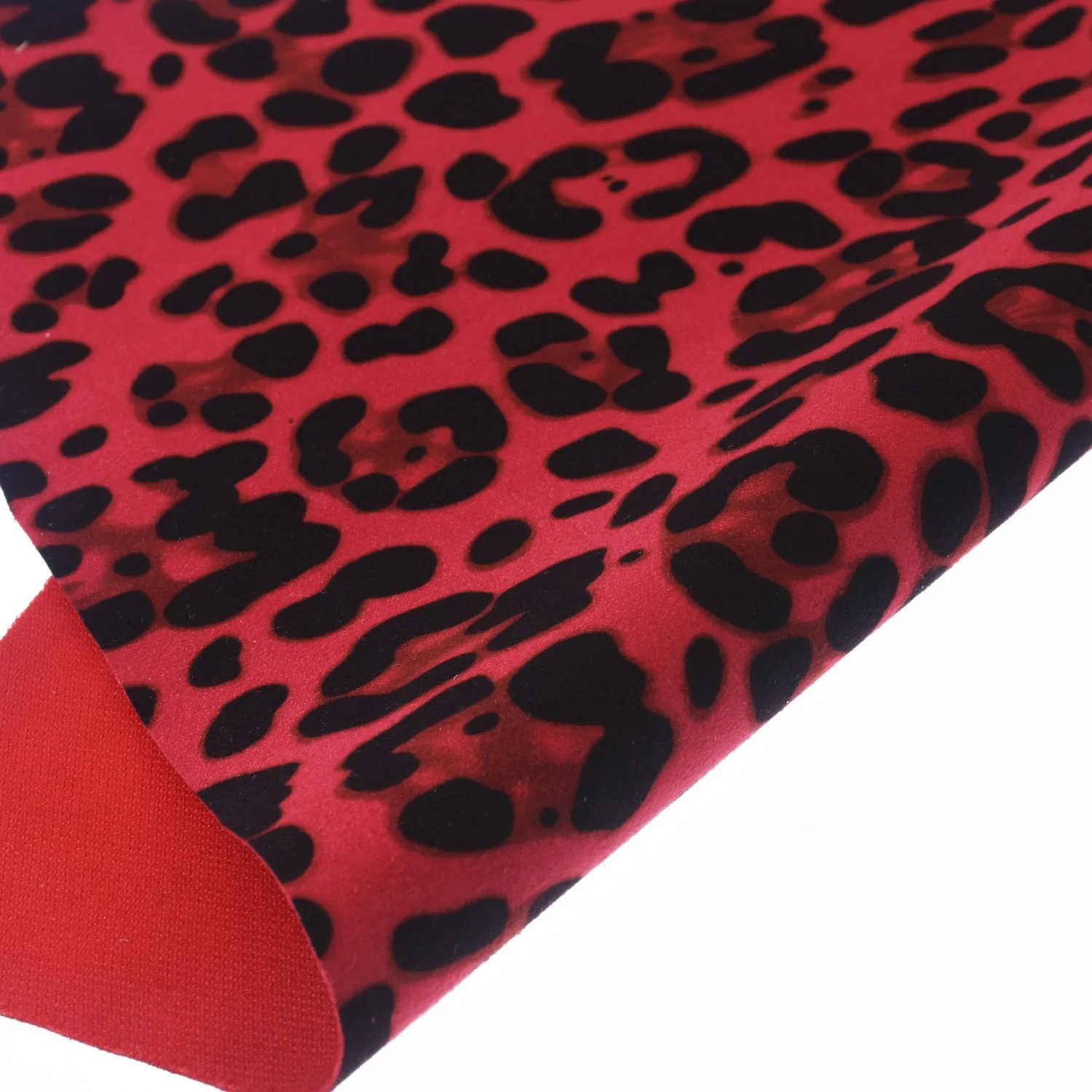 8*12" Suede leopard print sheets leather print sheets animal print fabric DIY Hair Bow Making Supplies 1pcs 102640