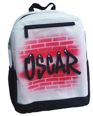 Airbrush Backpack Name Design 015