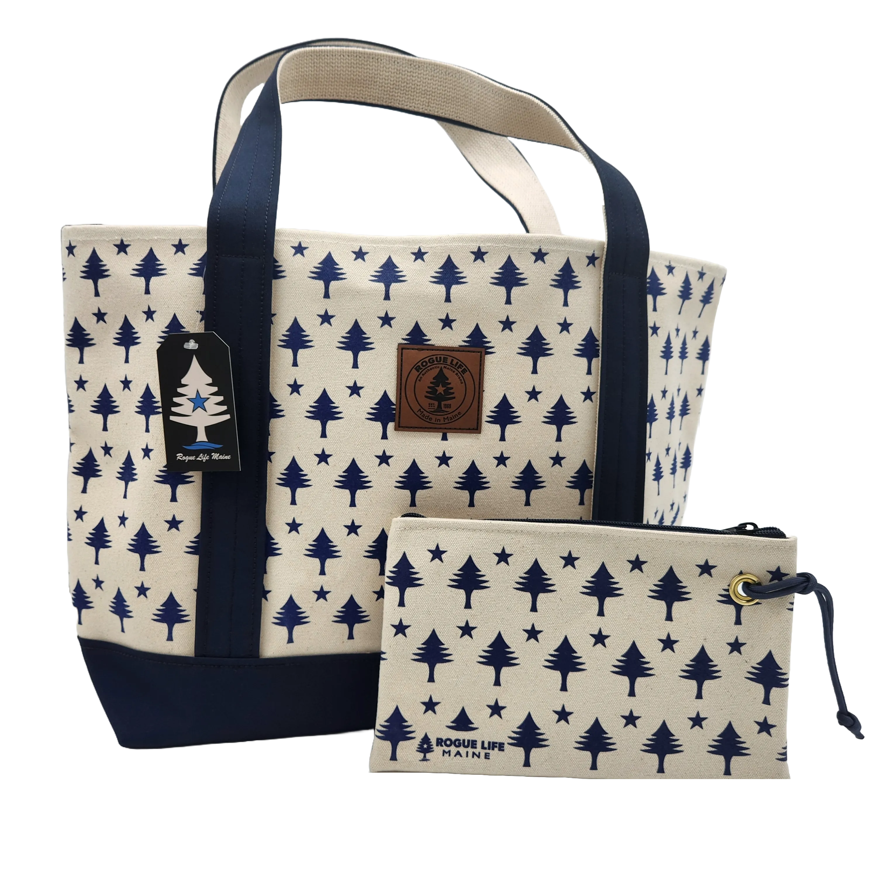 All Over Trees Large Tote