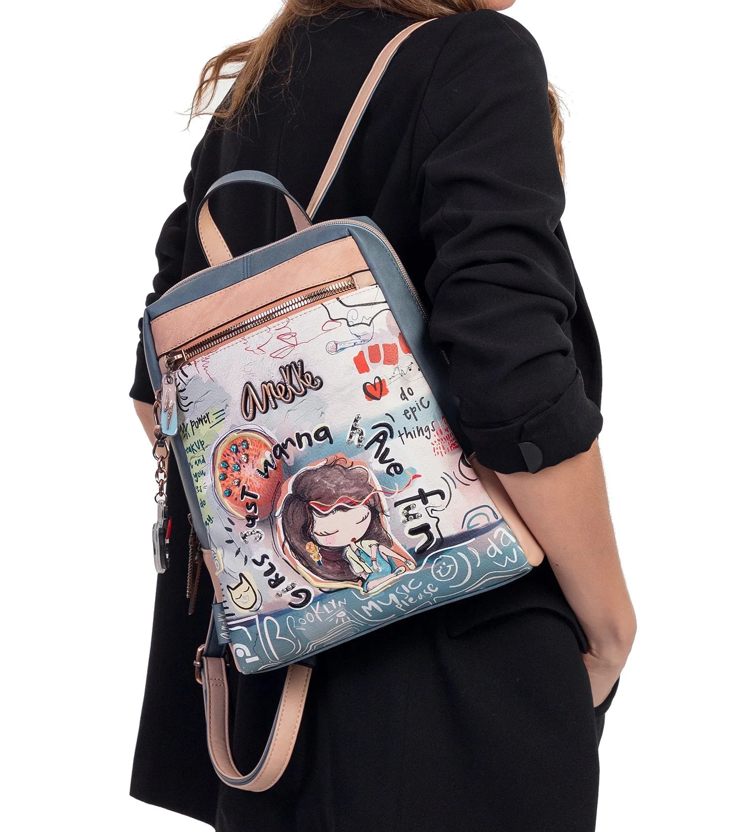 Anekke Fun & Music Backpack With Front Pocket