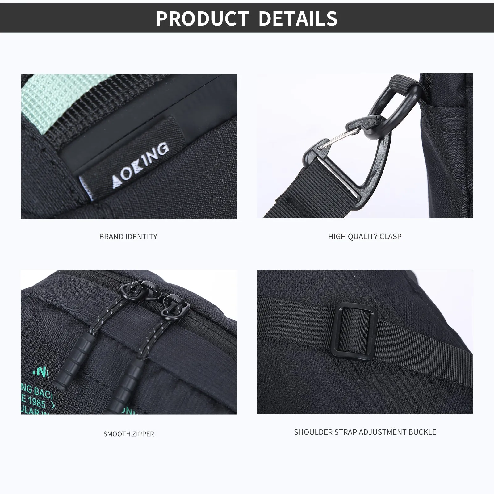 Aoking Fashion Waterproof Crossbody Shoulder Bag Sling Bag XK3049-11
