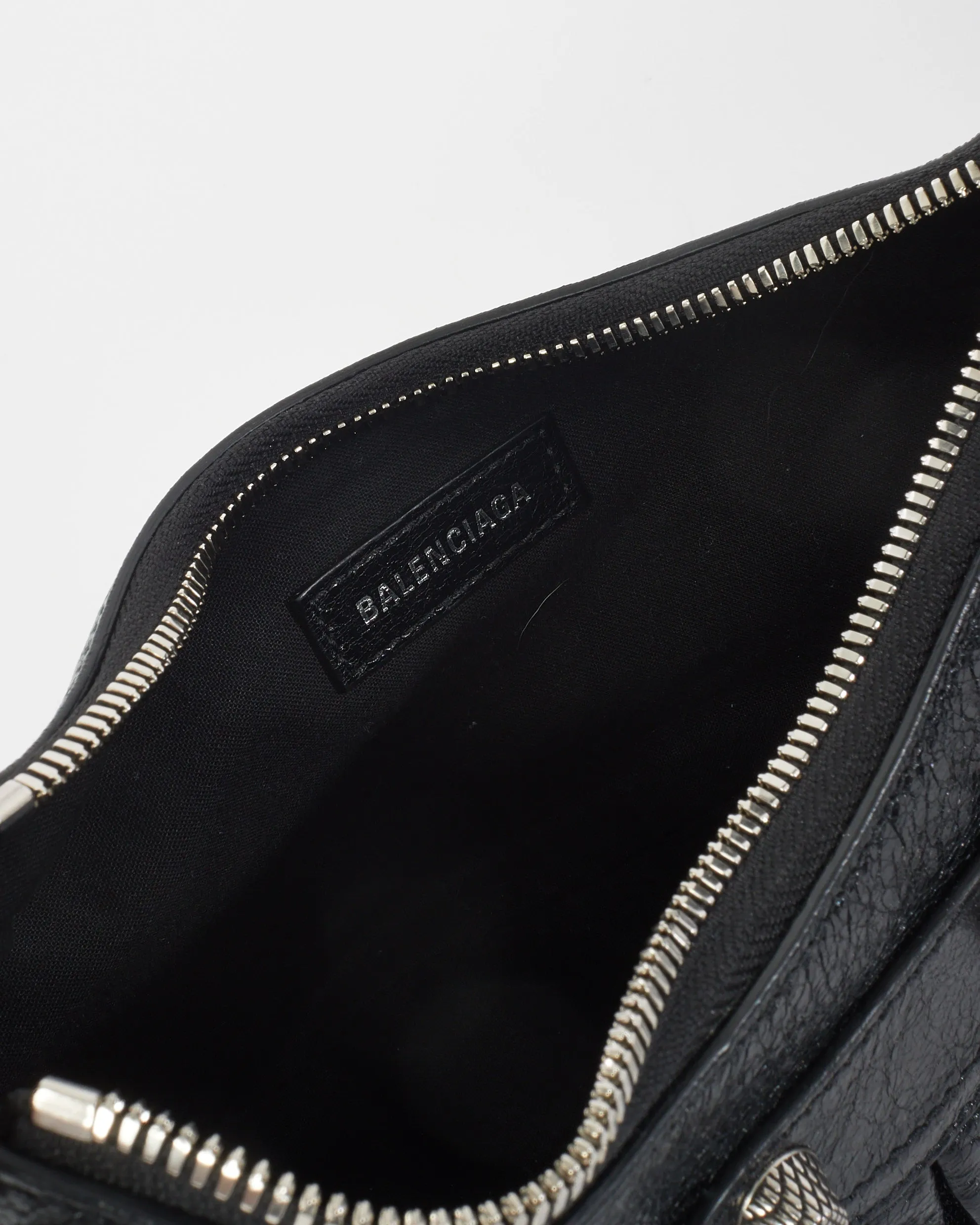 Balenciaga Black Leather XS Le Cagole Shoulder Bag