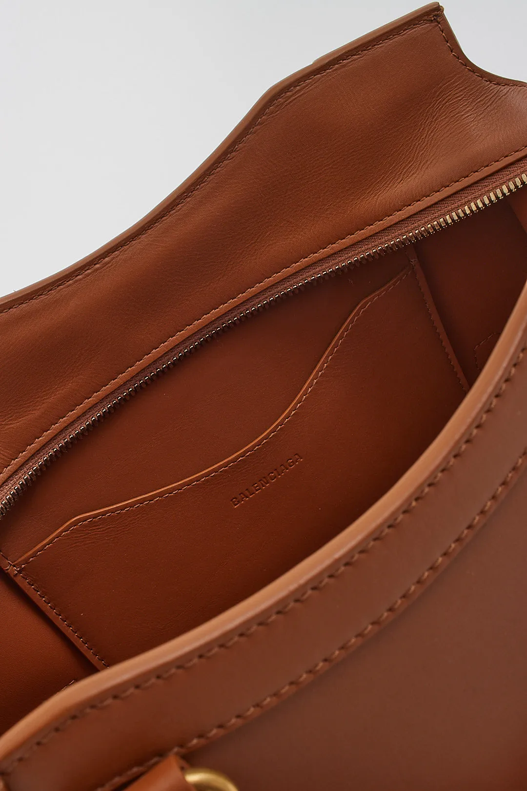 Balenciaga Camel Tan Leather Neo Classic Handbag