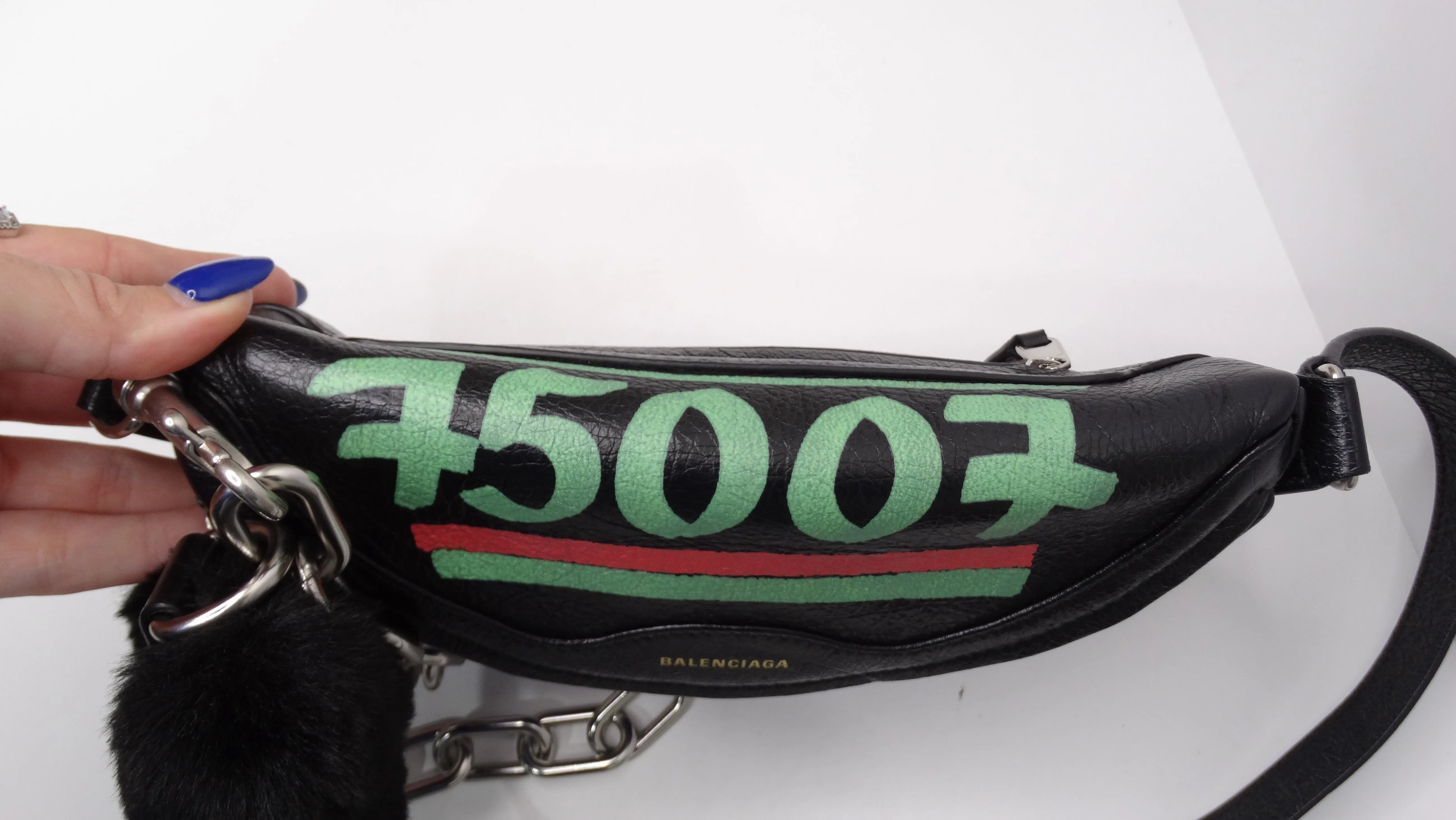 Balenciaga Souvenirs XXS Beltbag Black/Multicolor