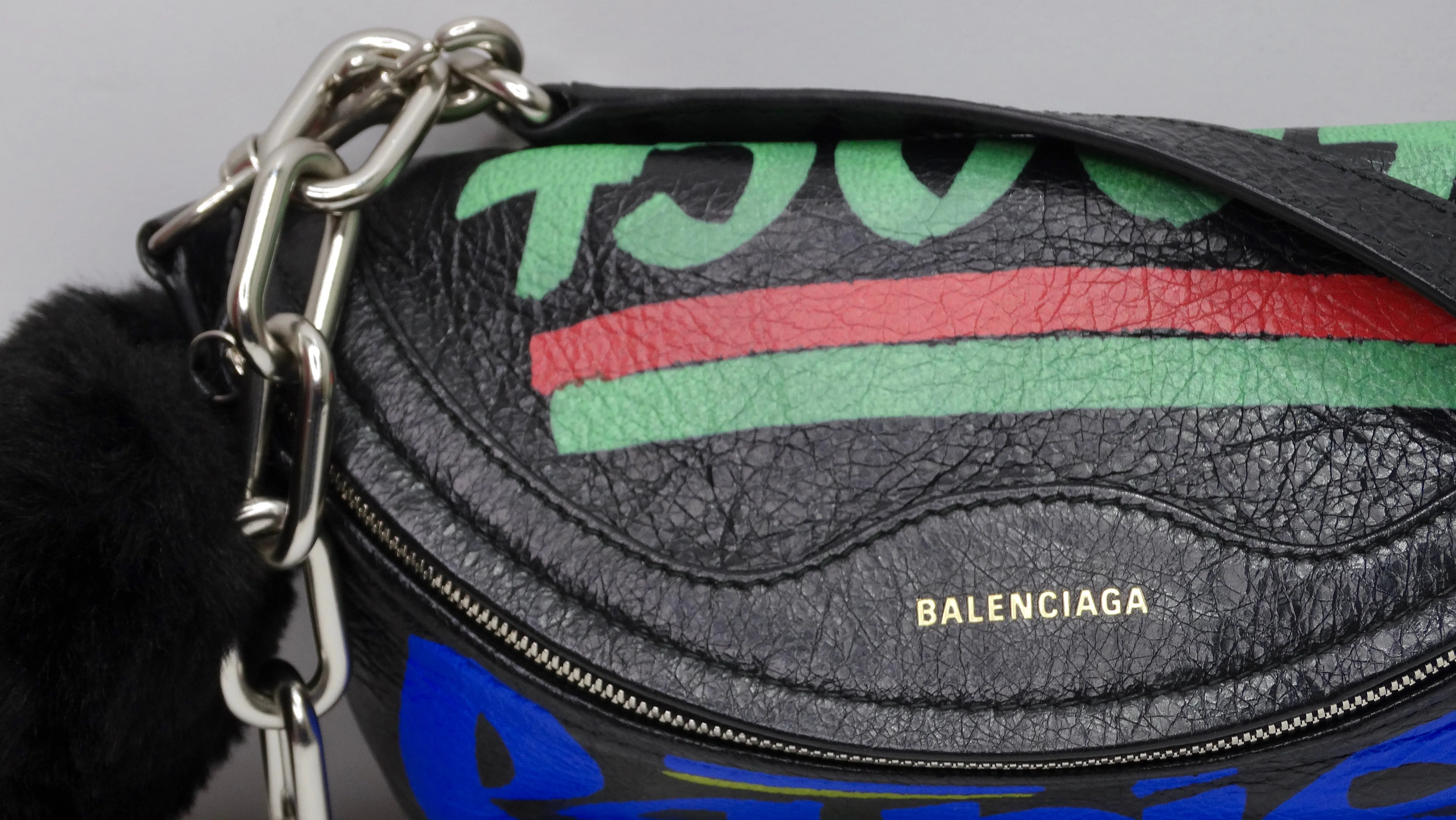 Balenciaga Souvenirs XXS Beltbag Black/Multicolor