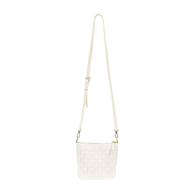 Basket Weave Bag by Joy Susan in White