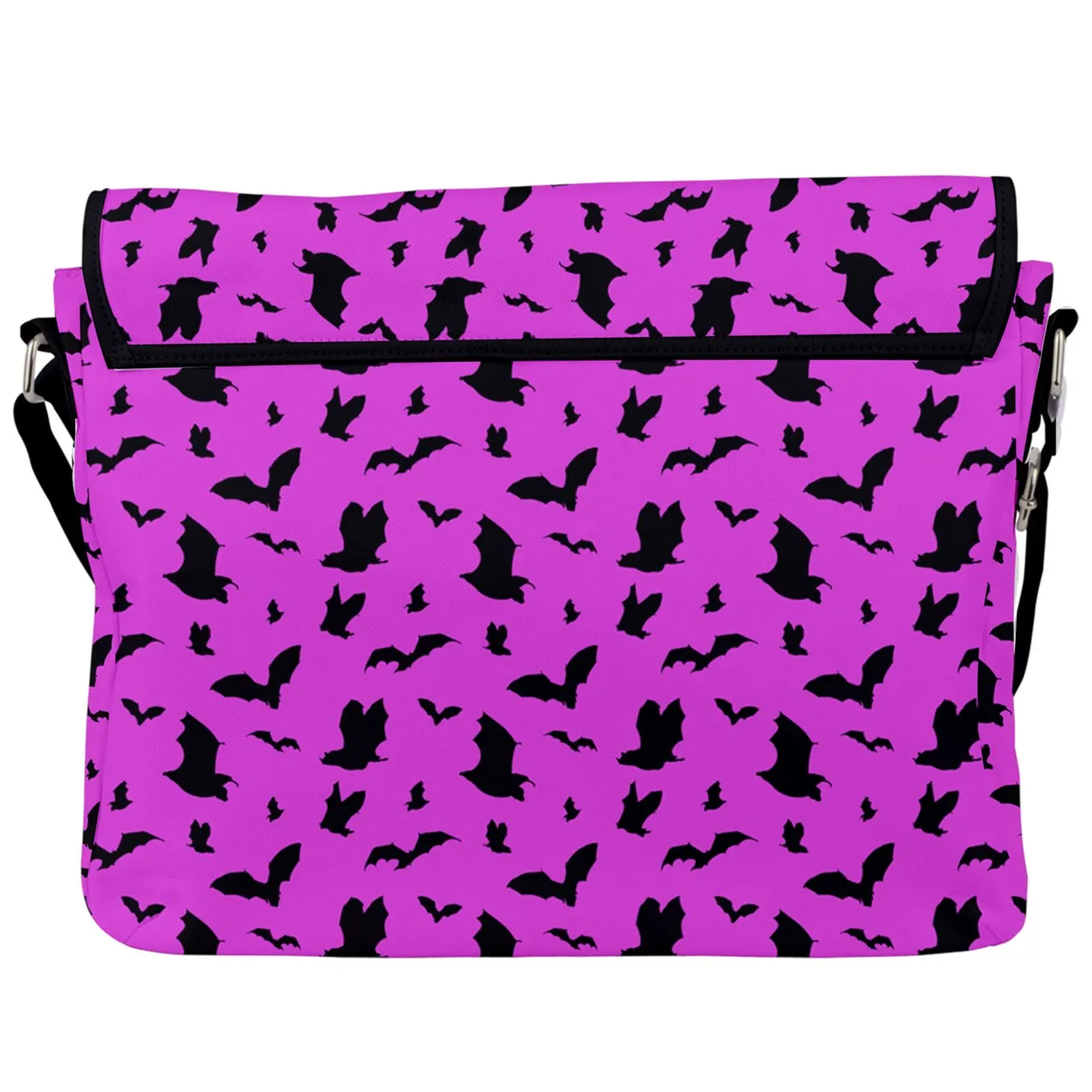Batty Buckle Messenger Bag / Pink