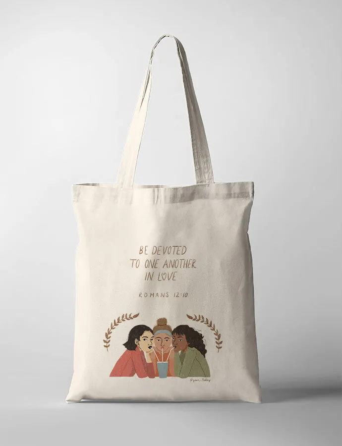 Be Devoted to One Another {Tote Bag}