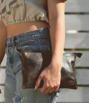Bedstu Arena Crossbody/Clutch in Black Lux