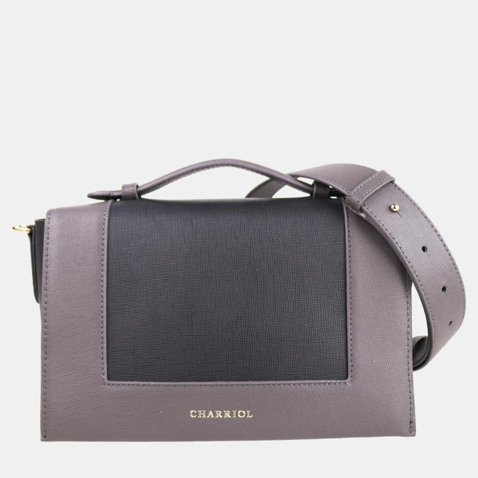 Black Leather Marina Crossbody