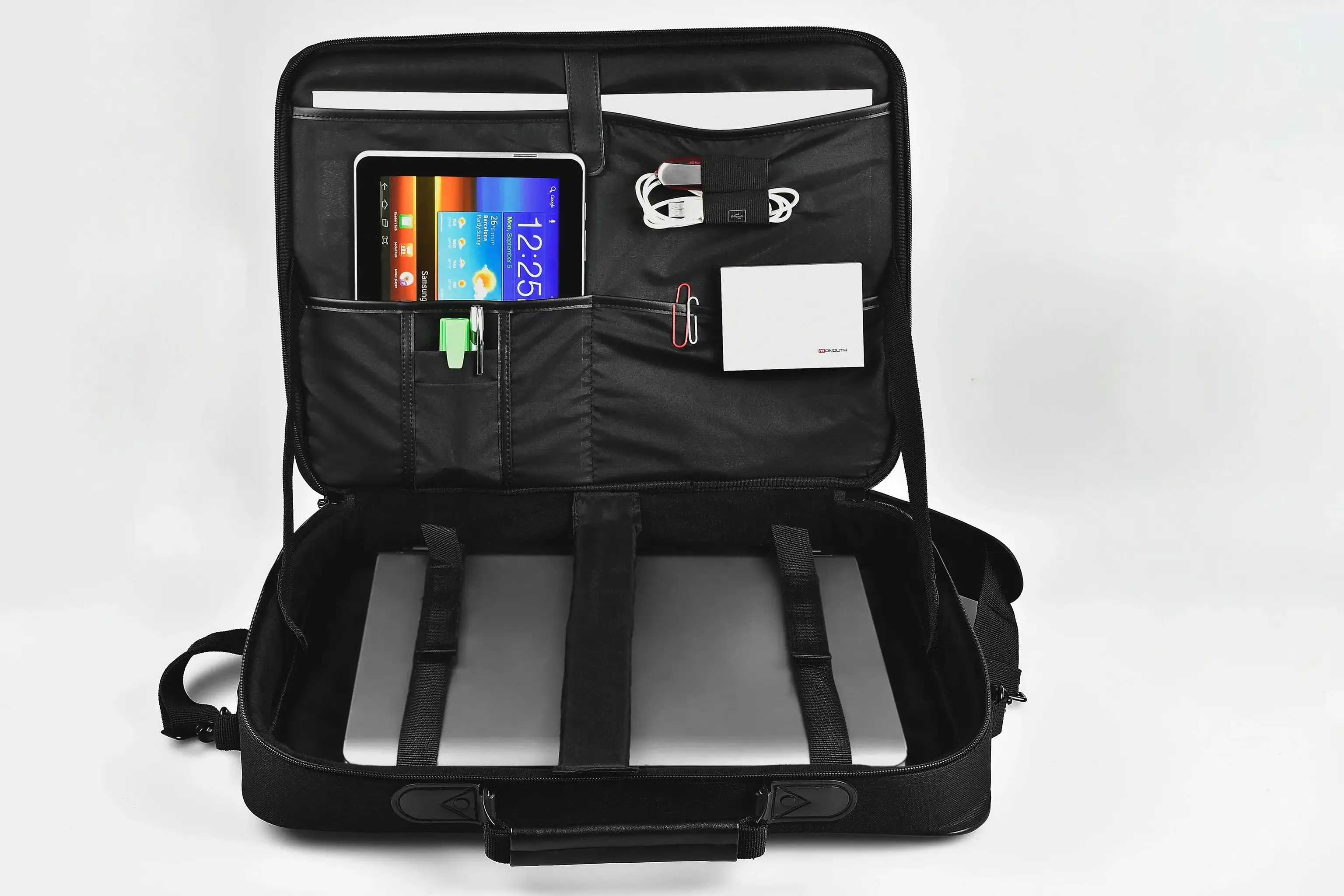 Black Nylon 17.6" Laptop Case