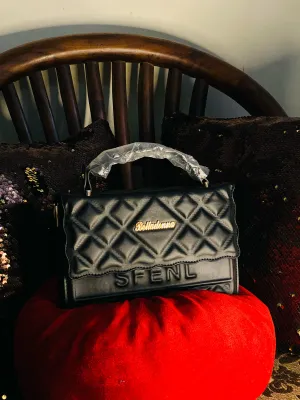 Black Quilted Designer Handbag for Women – Elegant & Affordable Luxury | Lace & Luxe