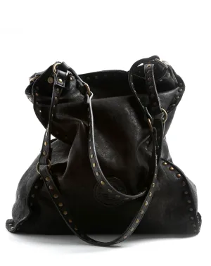 BLU Black Leather Bag