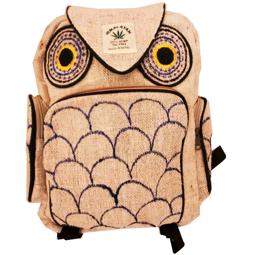 Boho Owl Quilt Pattern Washable Backpack for Traveling Abroad