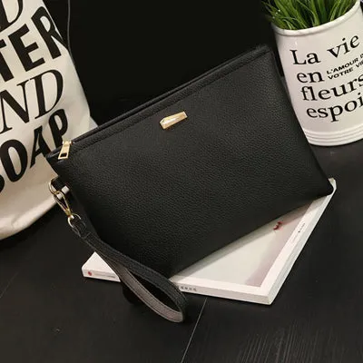 Bokinslon Fashion Woman Bags PU Leather Solid Color Women Crossbody Bags Simple Practical Female Shoulder Bags