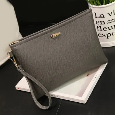 Bokinslon Fashion Woman Bags PU Leather Solid Color Women Crossbody Bags Simple Practical Female Shoulder Bags