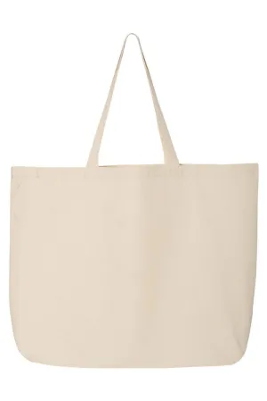 Book Club Girly Canvas Jumbo Tote