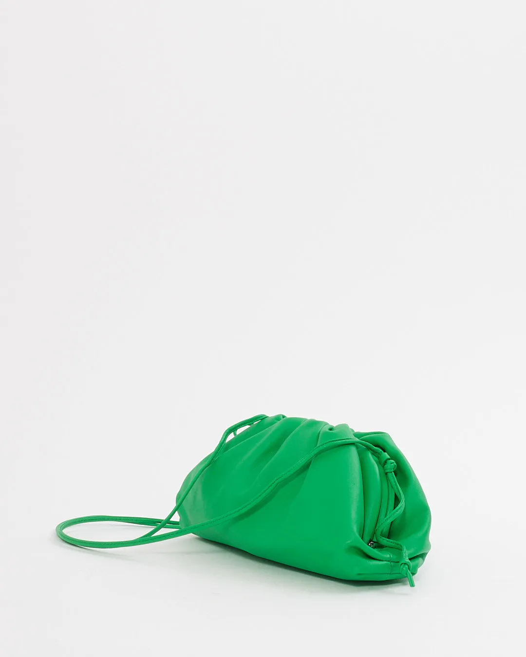 Bottega Veneta Parakeet Green Leather The Mini Pouch Bag