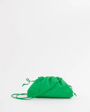Bottega Veneta Parakeet Green Leather The Mini Pouch Bag