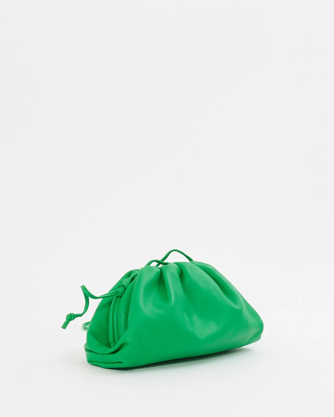 Bottega Veneta Parakeet Green Leather The Mini Pouch Bag