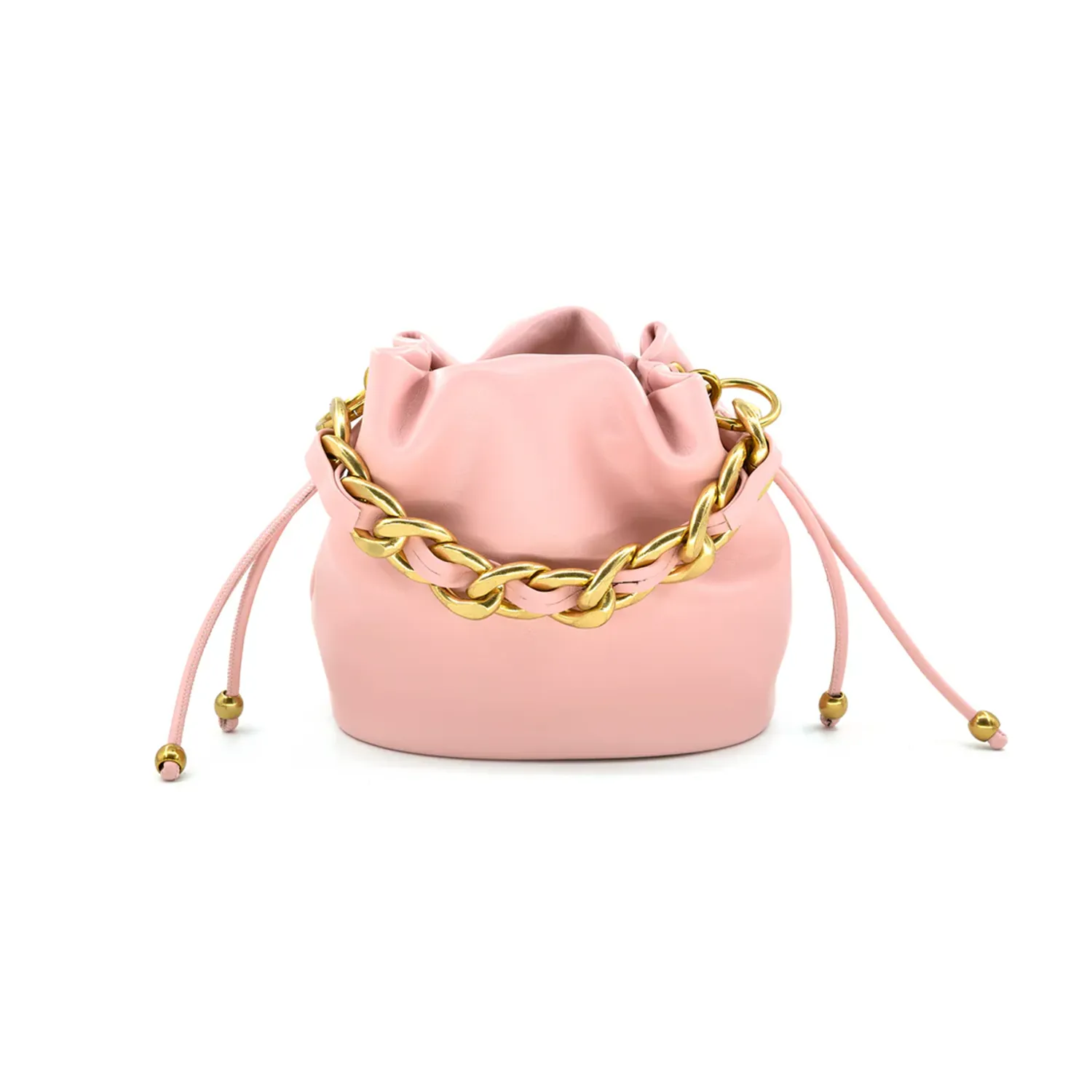Bucket Bag with Chain