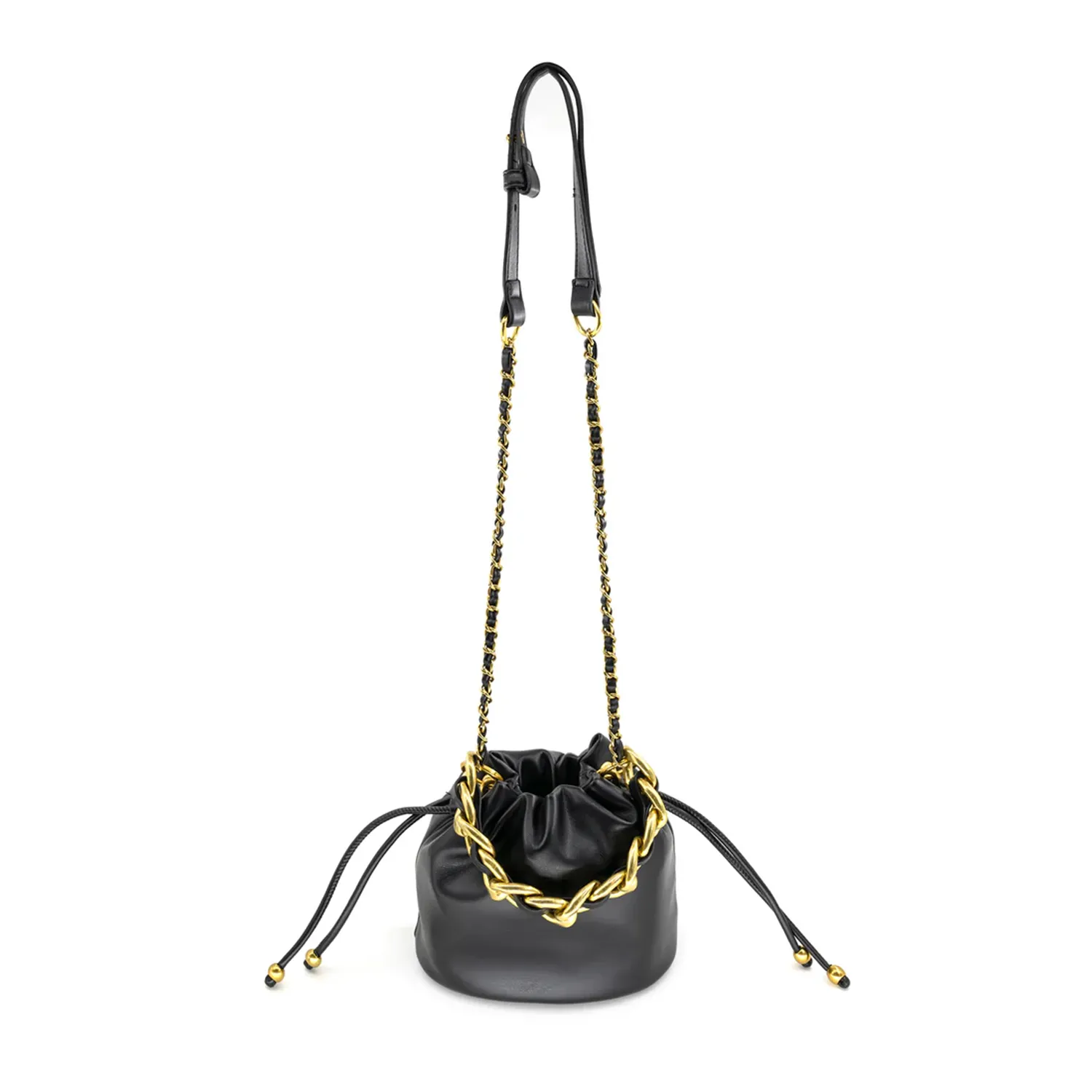 Bucket Bag with Chain