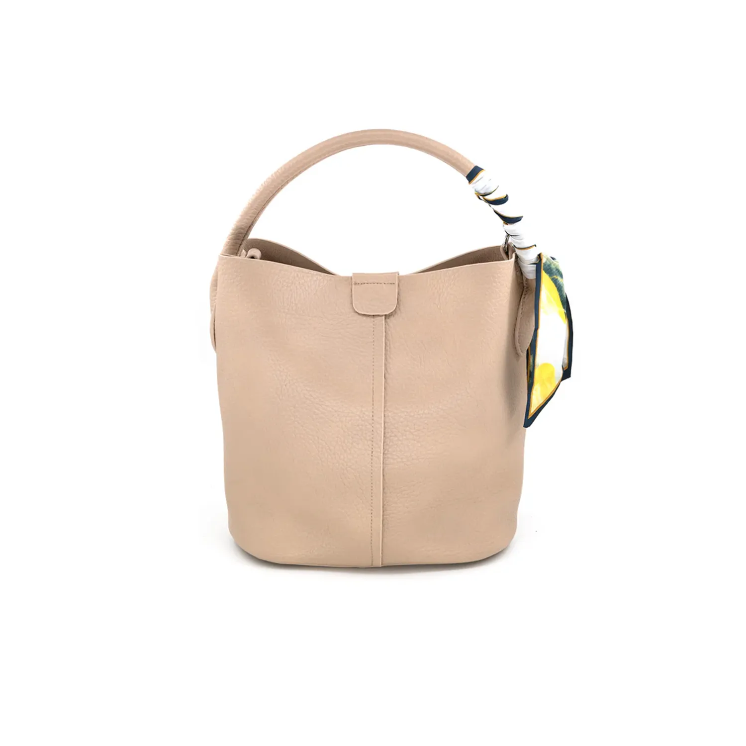 Bucket Bag with Scarf