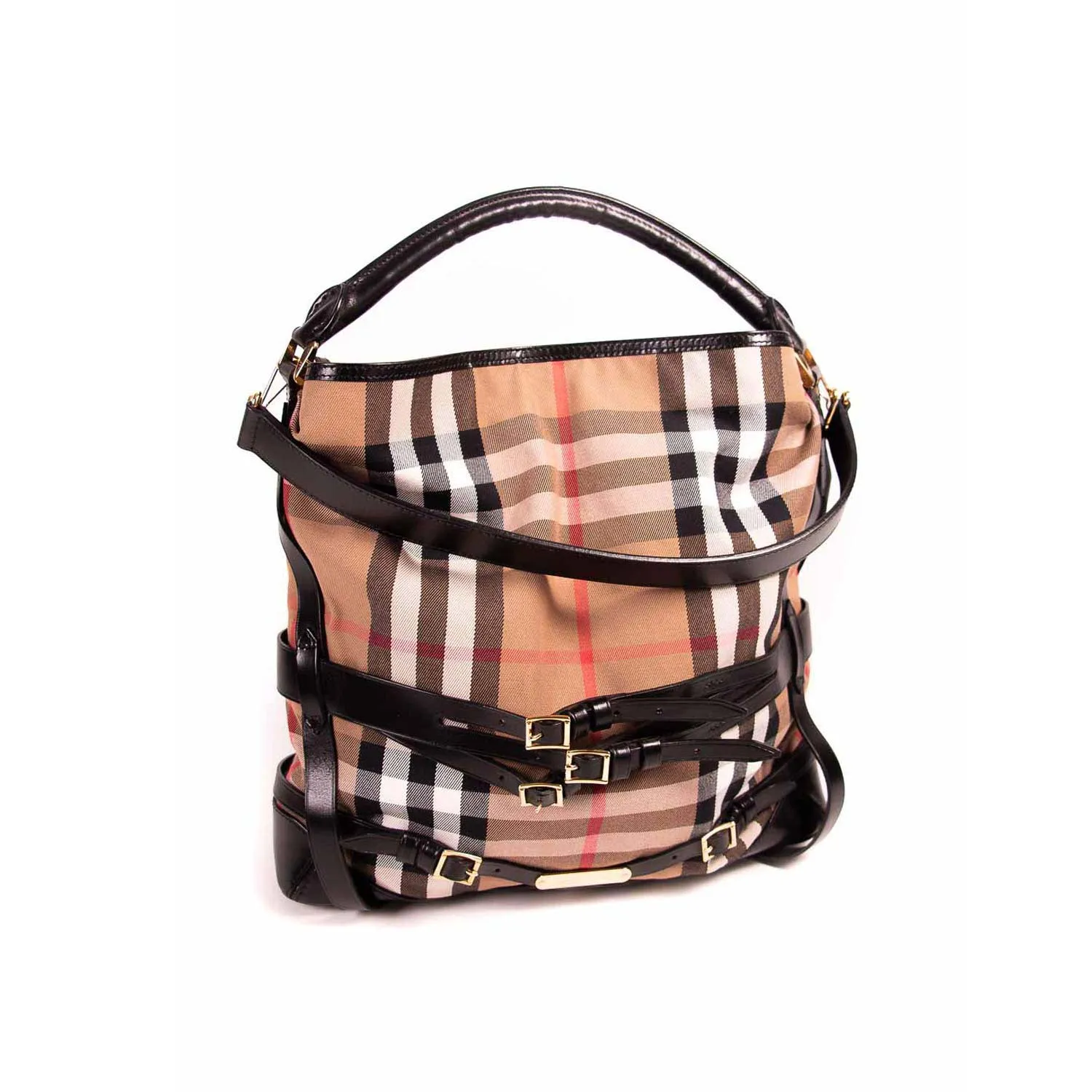 Burberry Bridle House Check Gosford Hobo