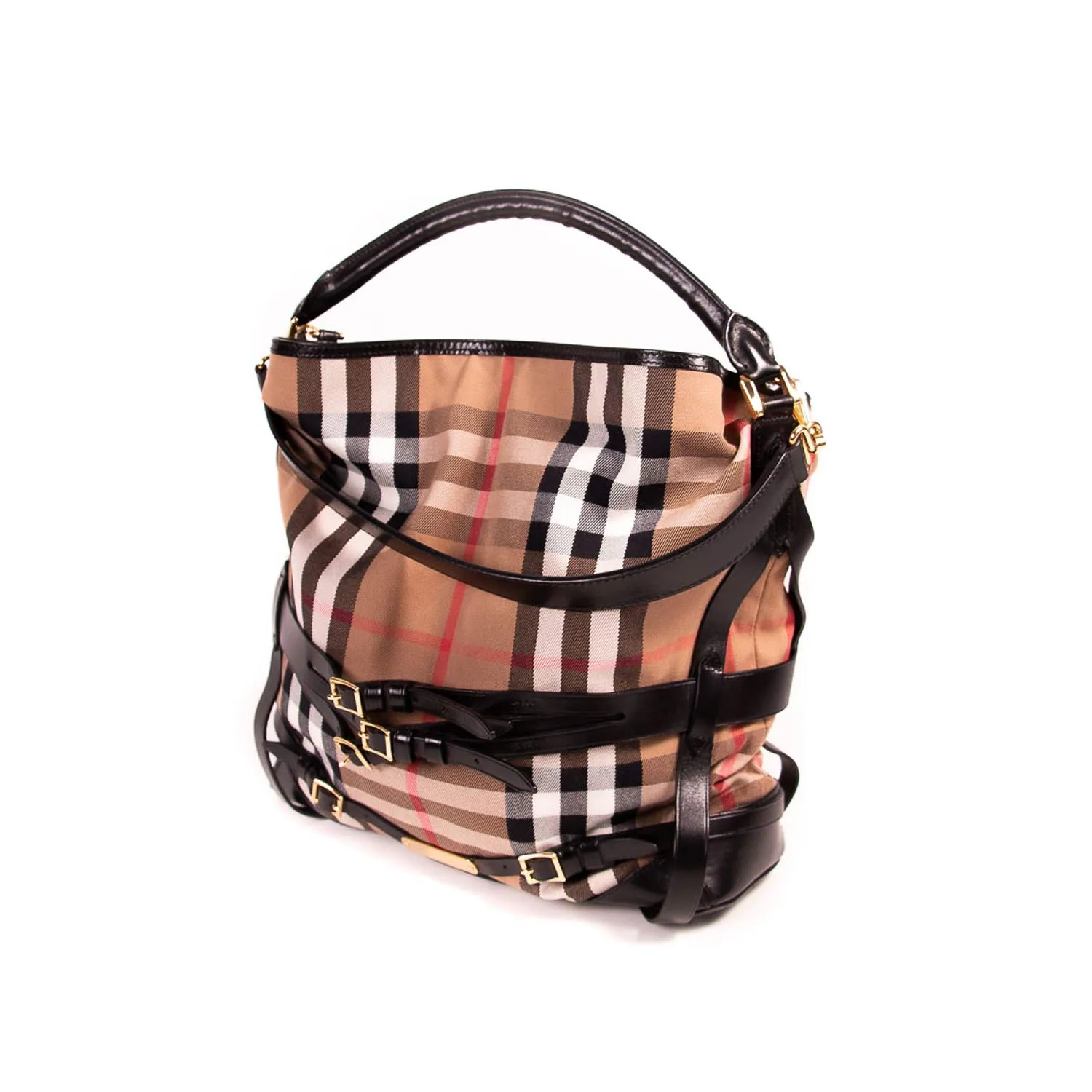 Burberry Bridle House Check Gosford Hobo
