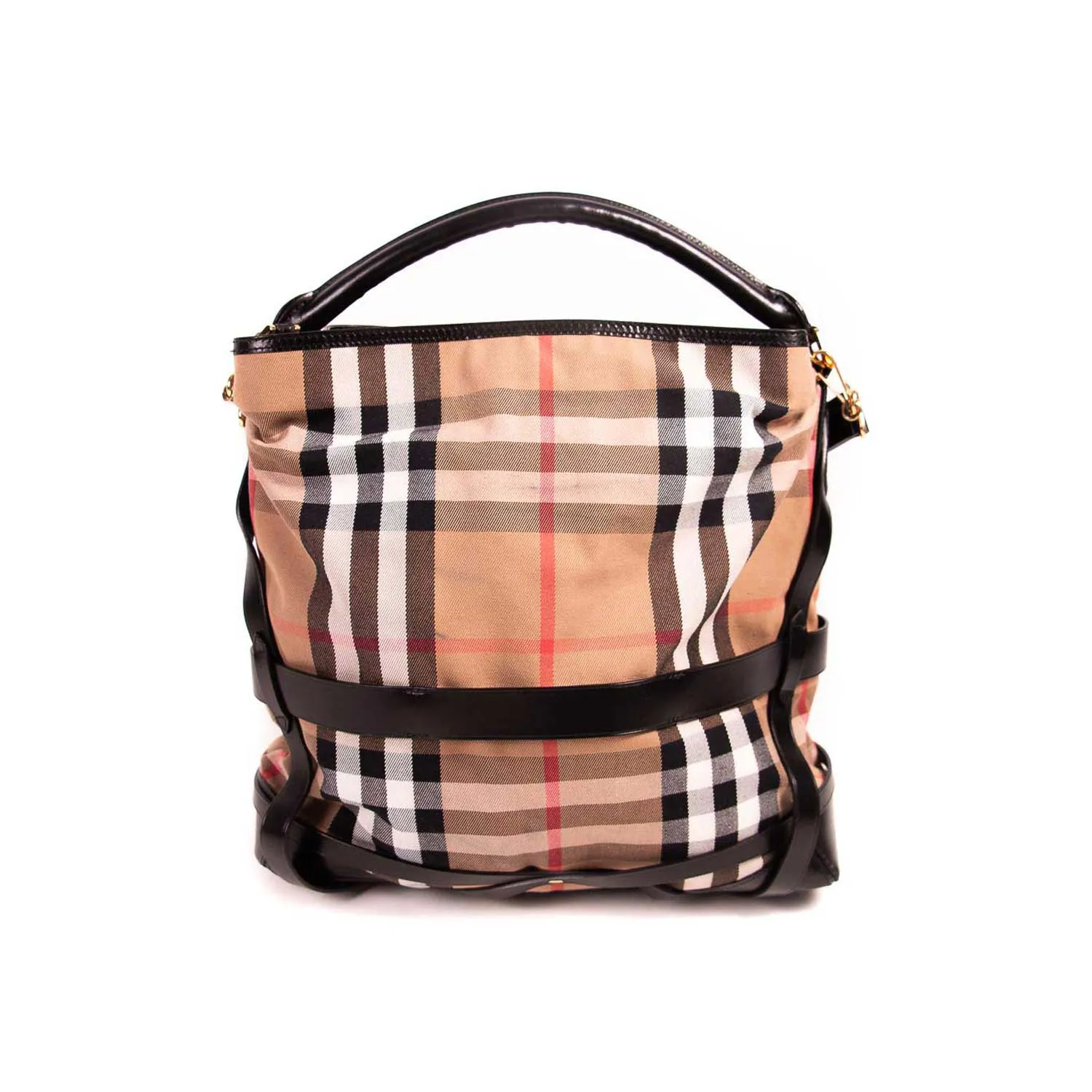 Burberry Bridle House Check Gosford Hobo
