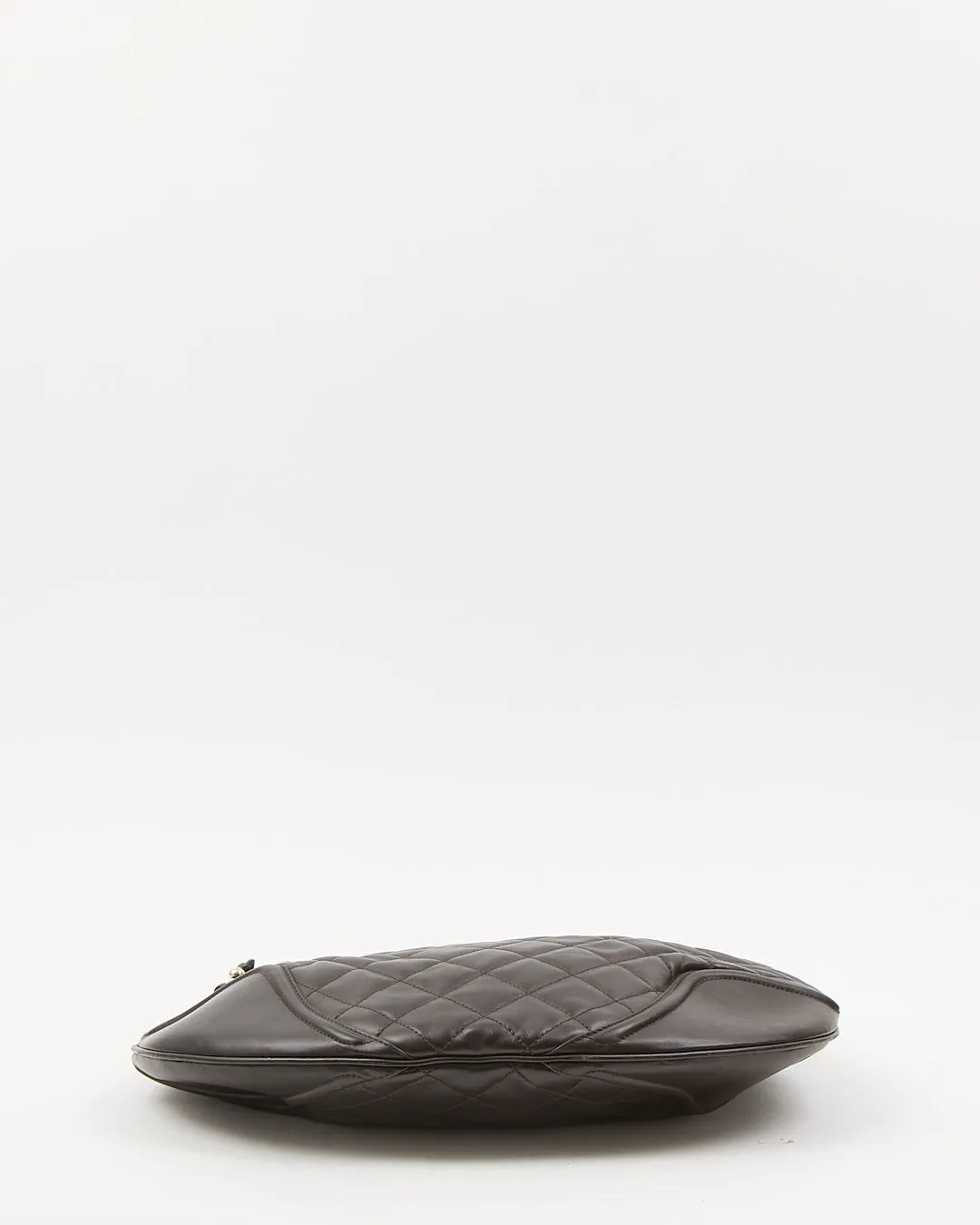 Burberry Brown Leather Quilted Shoulder Bag