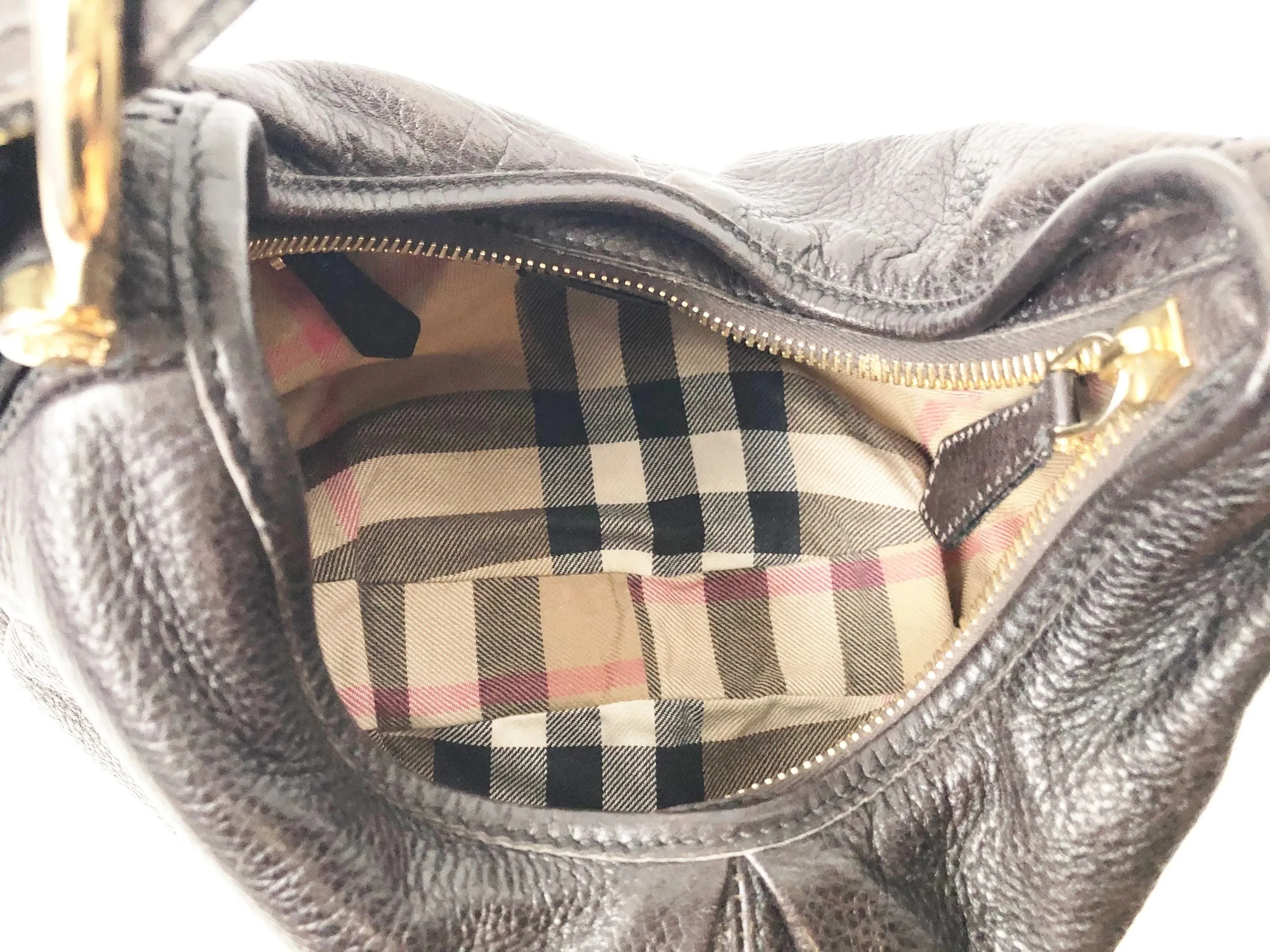 Burberry Leather Hobo