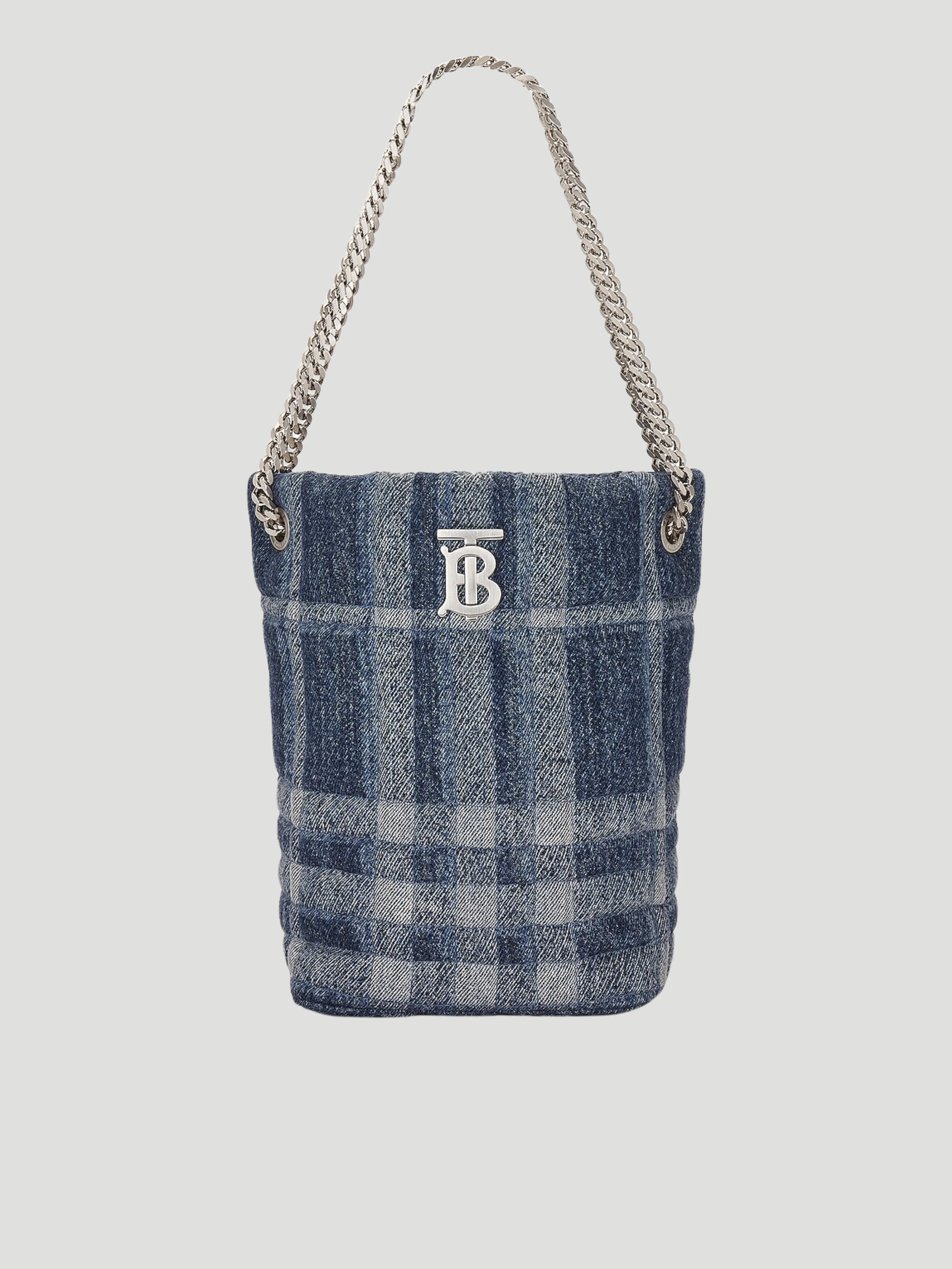 Burberry Small Lola Denim Bucket Bag