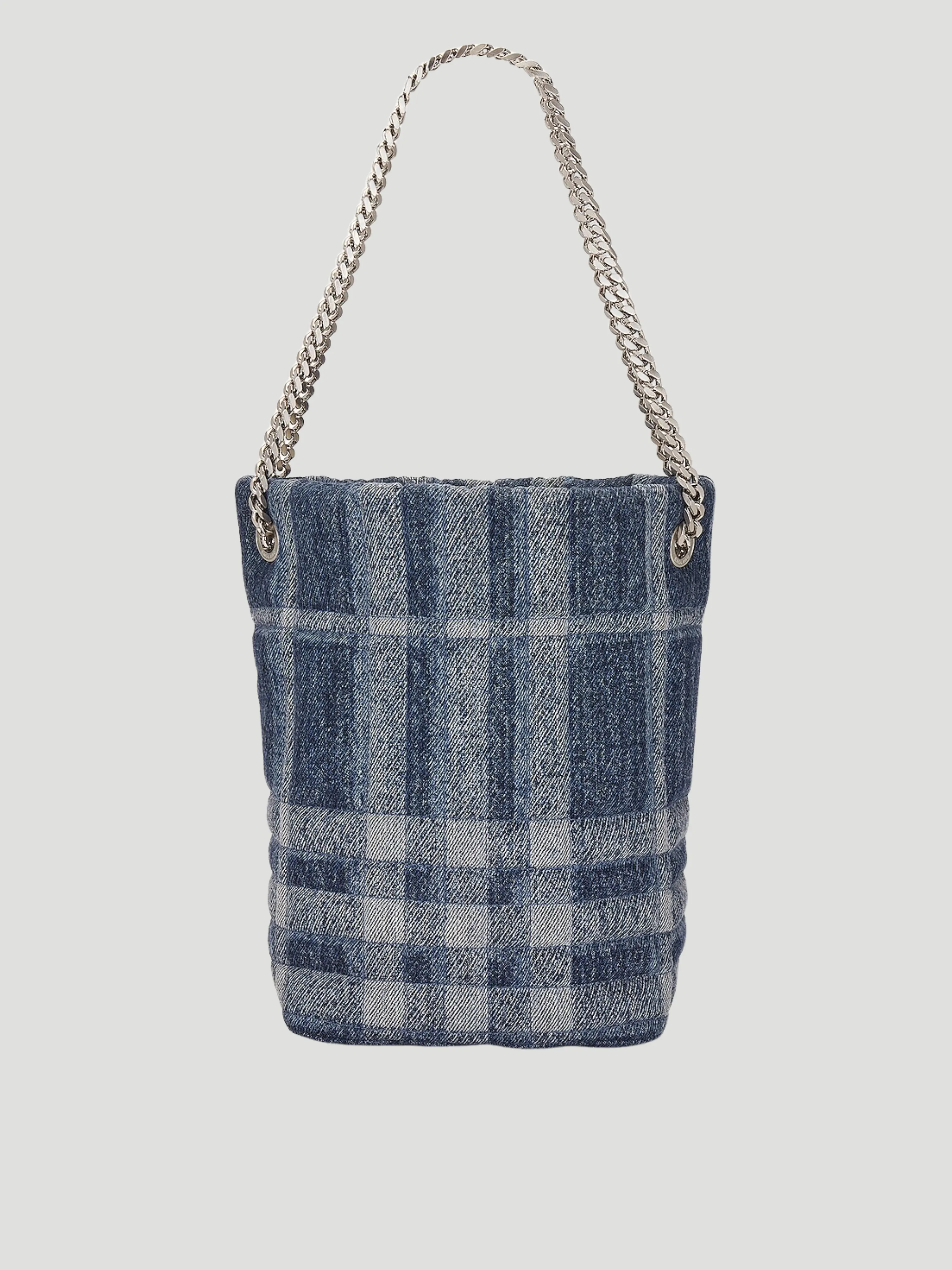 Burberry Small Lola Denim Bucket Bag