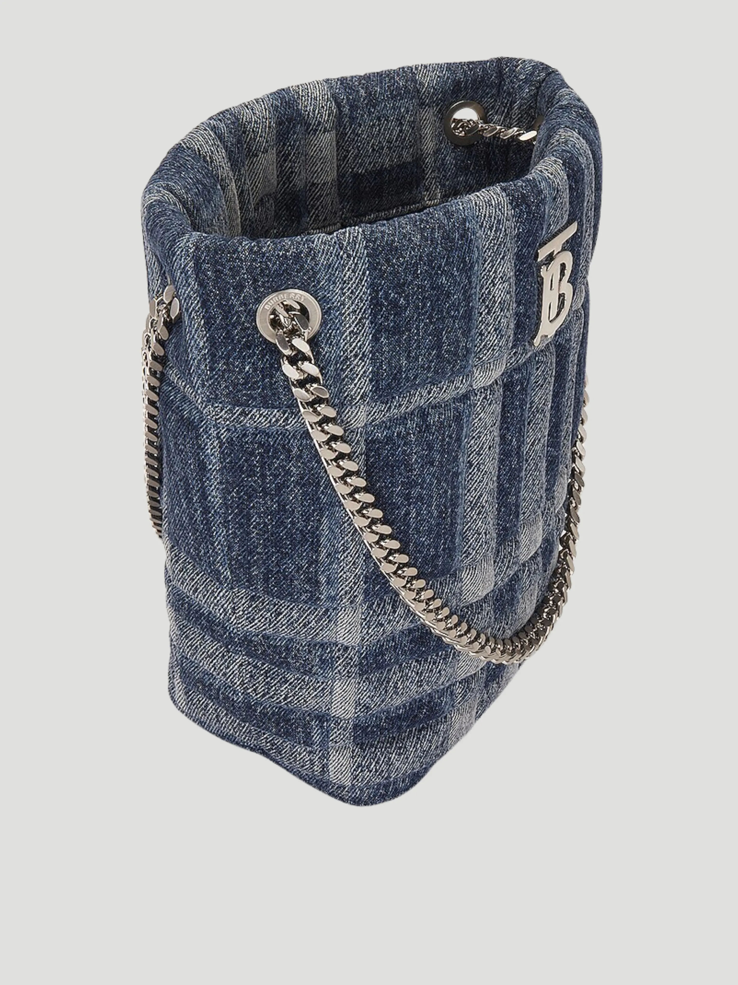 Burberry Small Lola Denim Bucket Bag