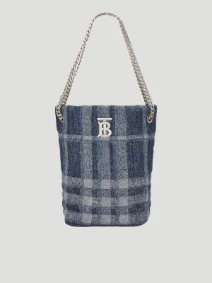 Burberry Small Lola Denim Bucket Bag