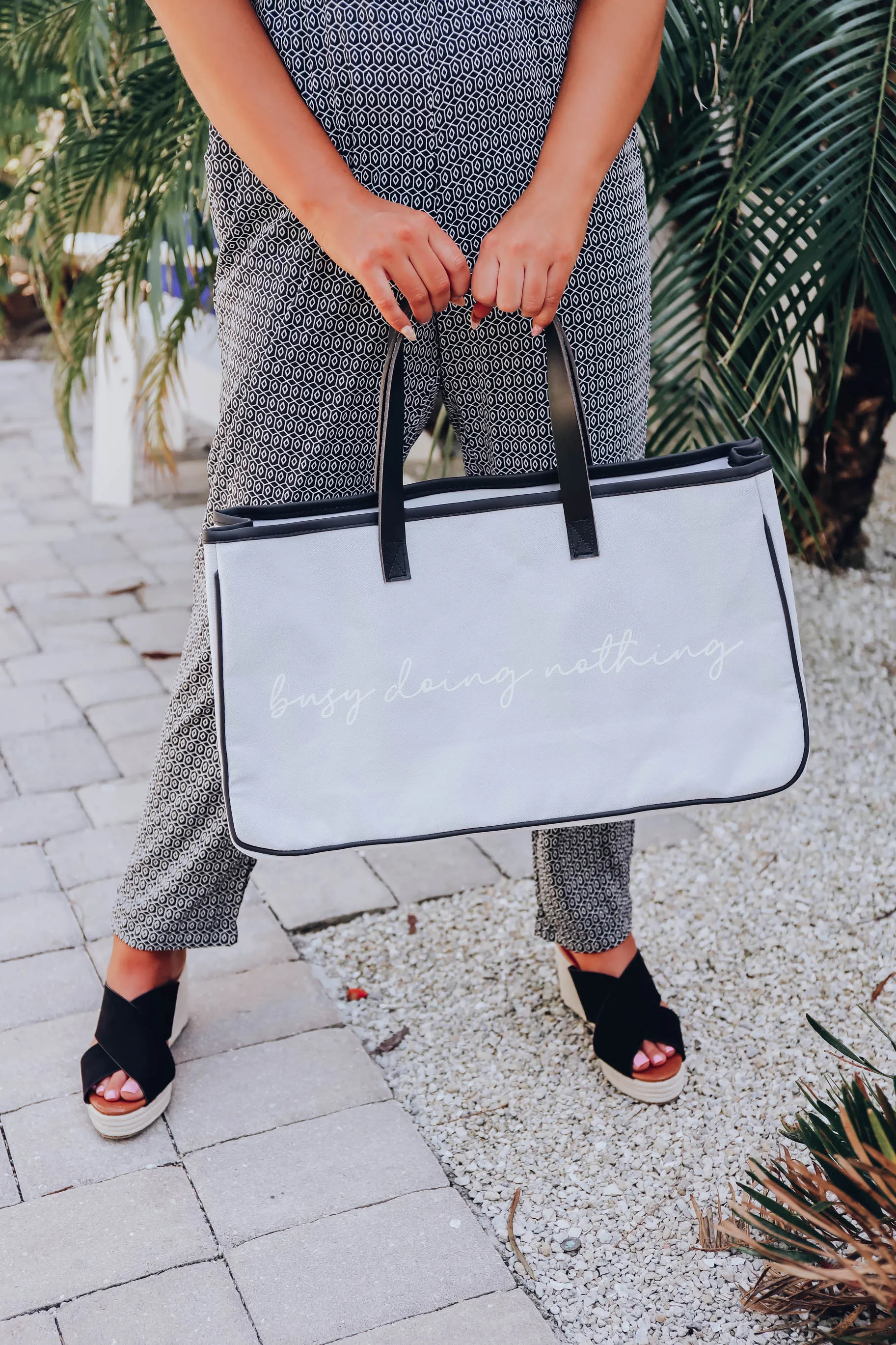 Busy Doing Nothing Tote