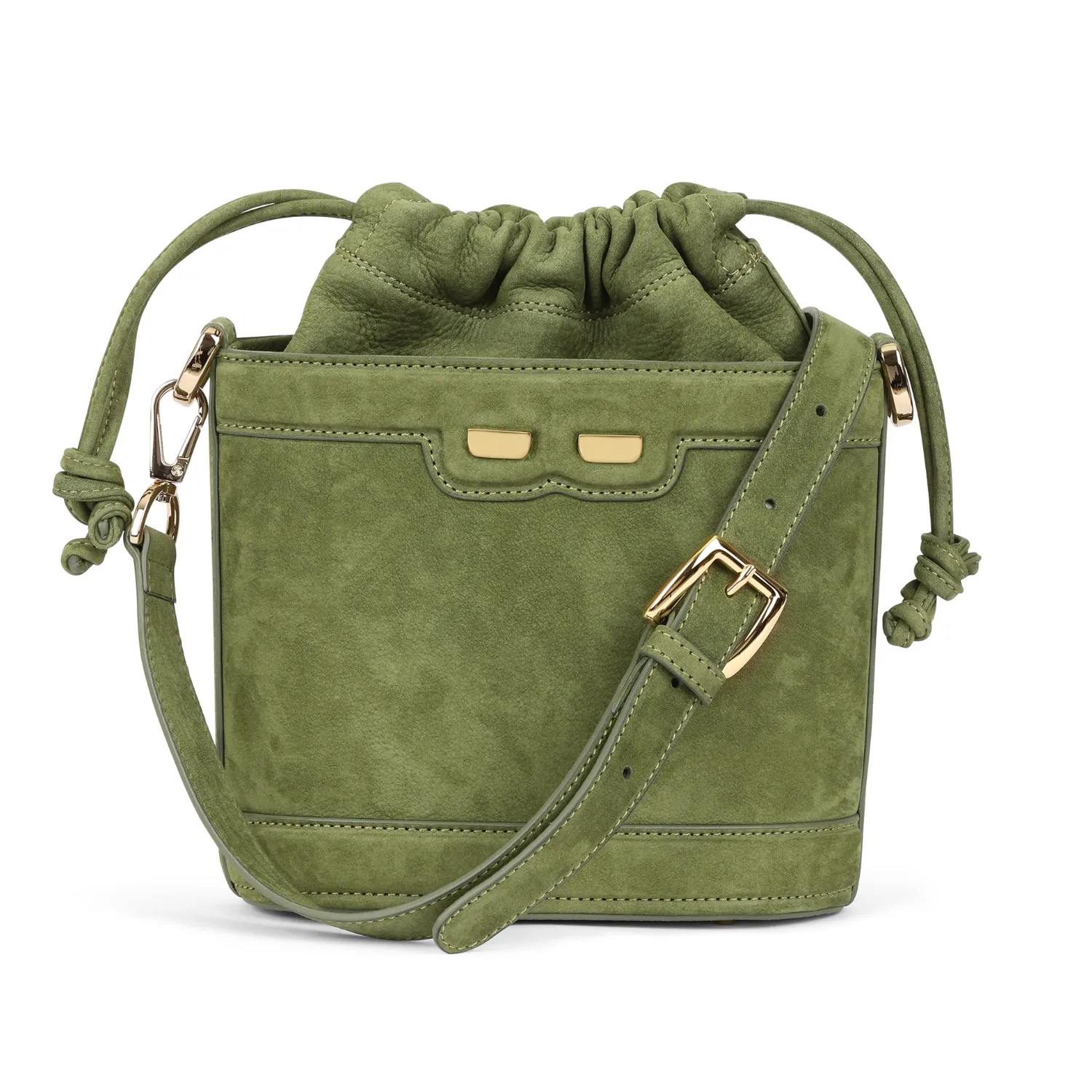 Byrd Bucket in Olive Nubuck