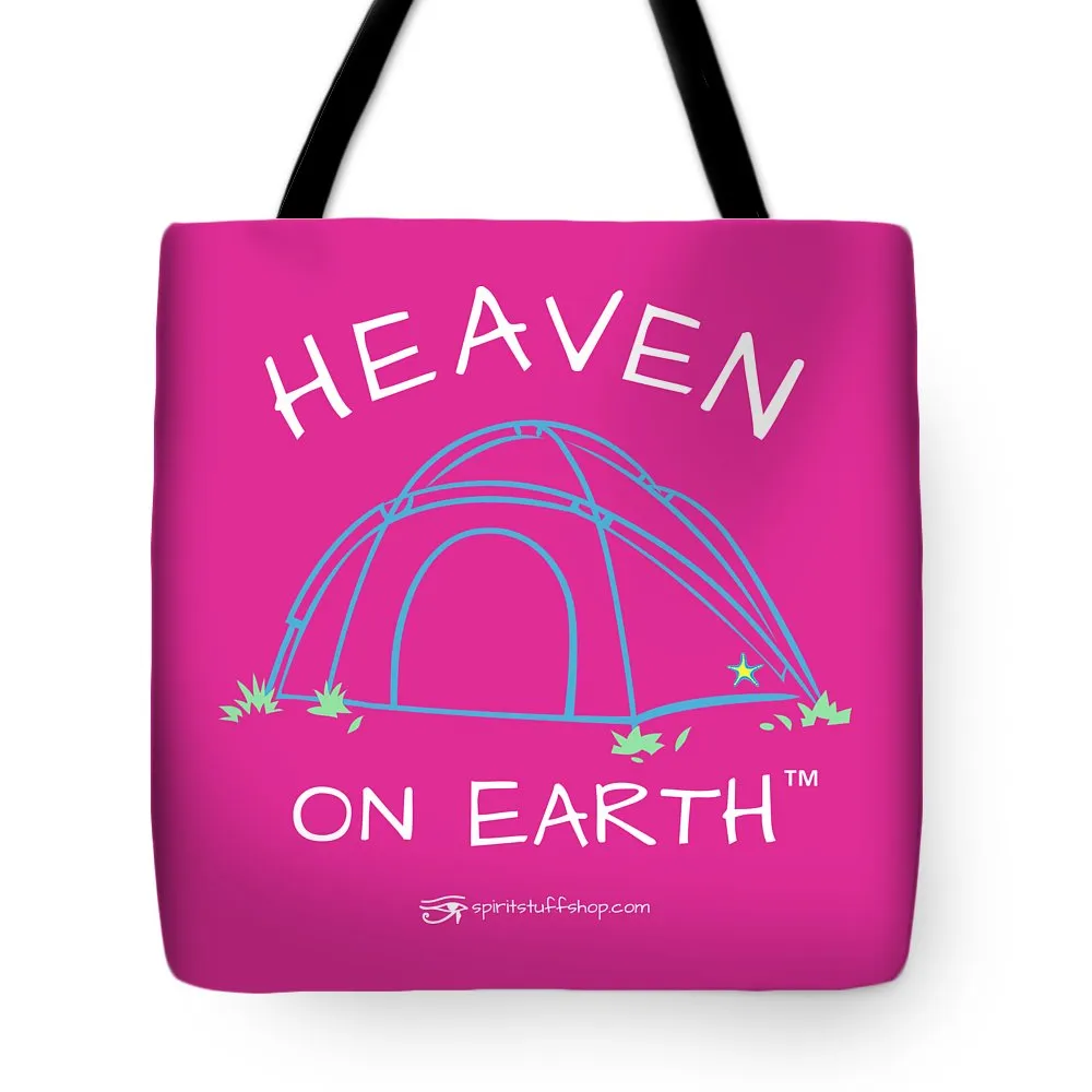 Camping/tent Heaven On Earth - Tote Bag
