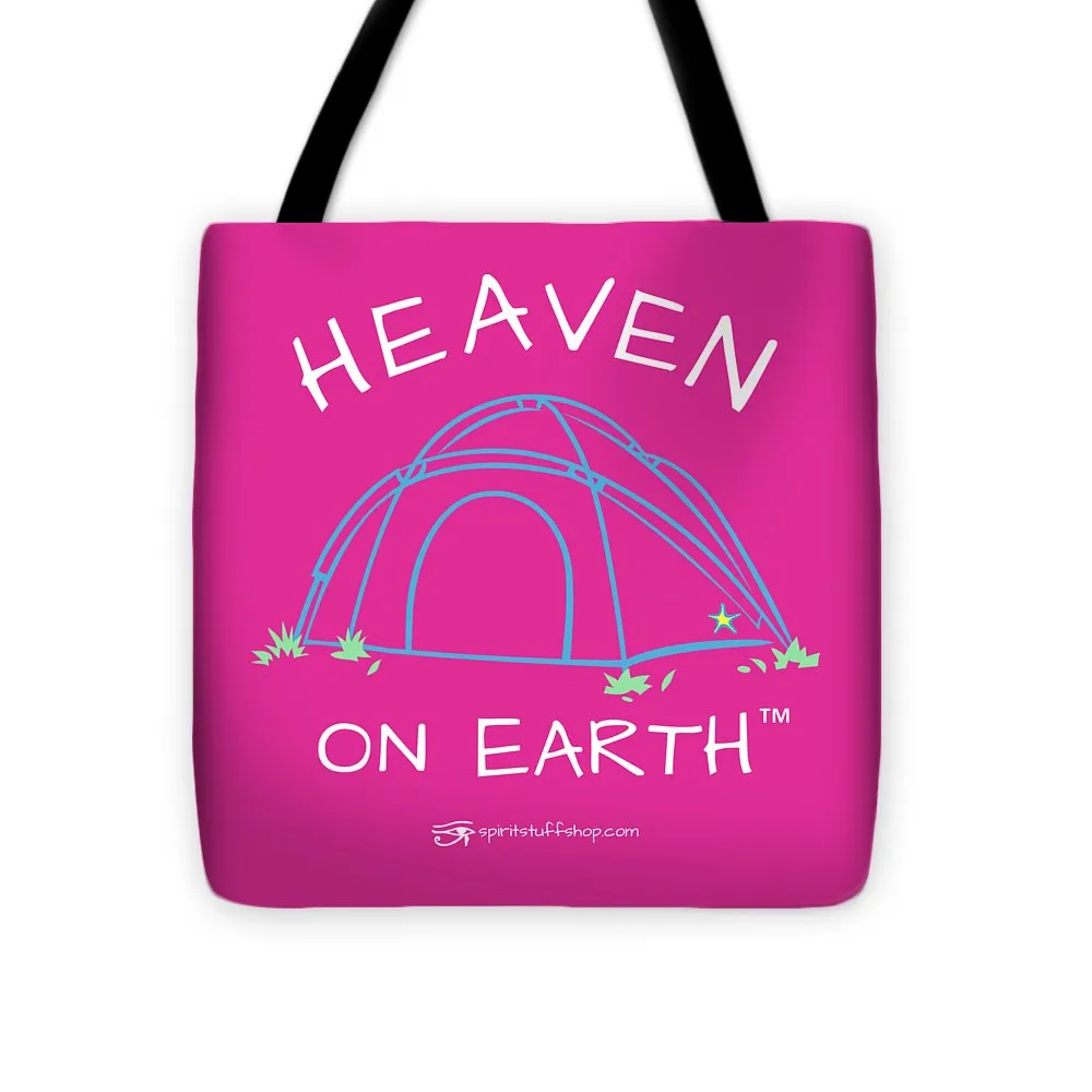 Camping/tent Heaven On Earth - Tote Bag