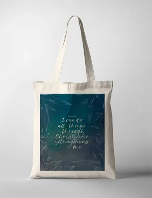 Can Do All Things {Tote Bag}