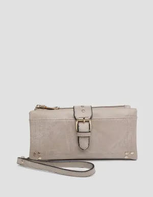 Candence Buckle Wallet-Khaki