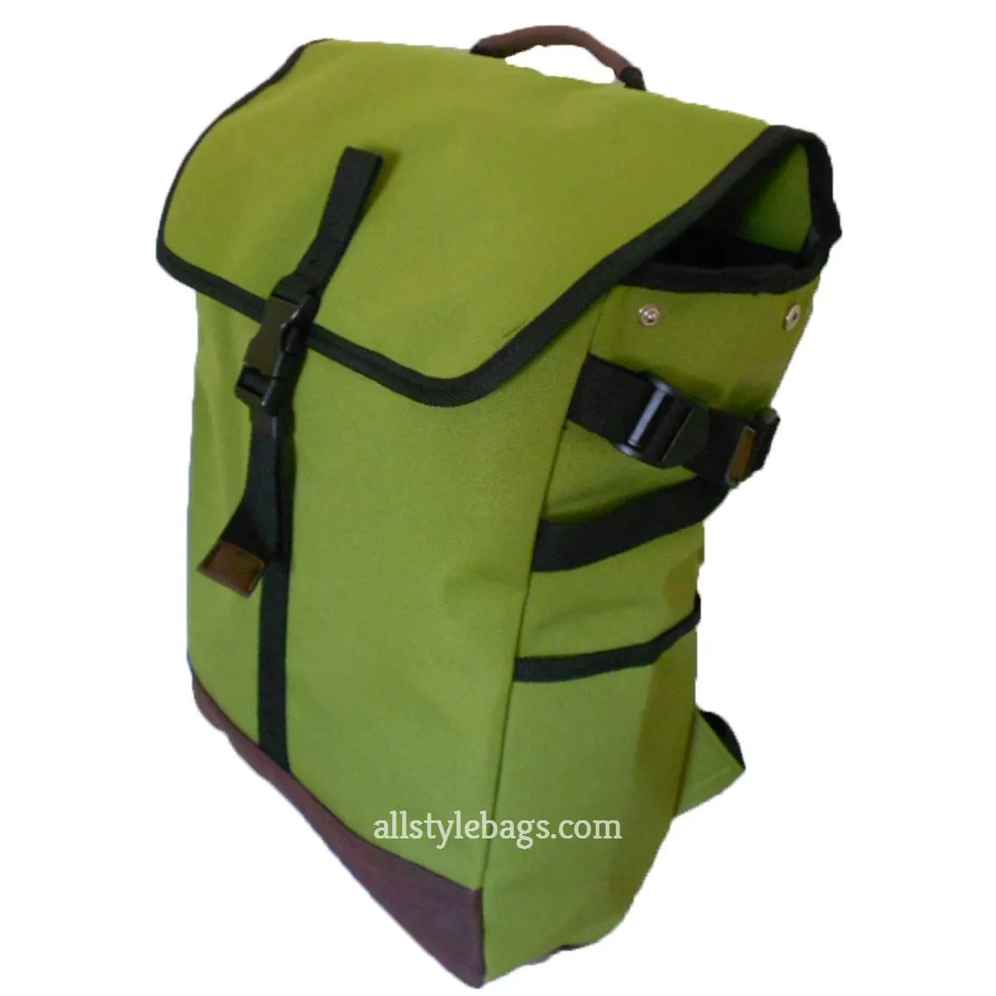 Canvas school L backpack Bag pockets I Pad laptop form orange sport Blanc Belt