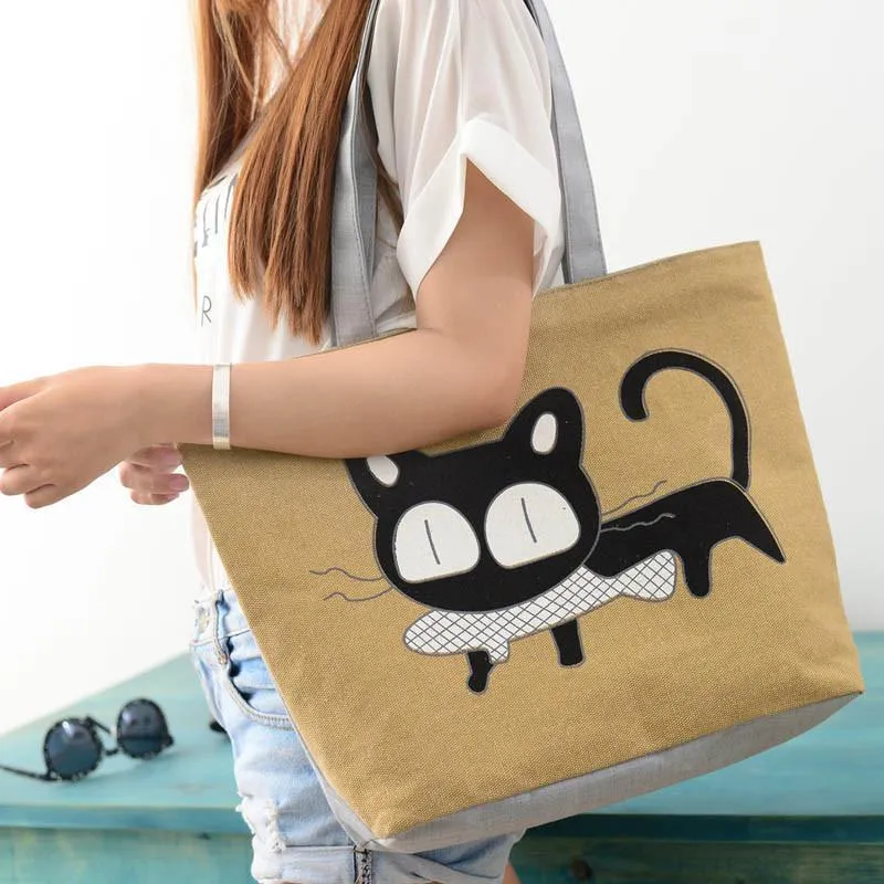 Cat Tote (5 Colors)