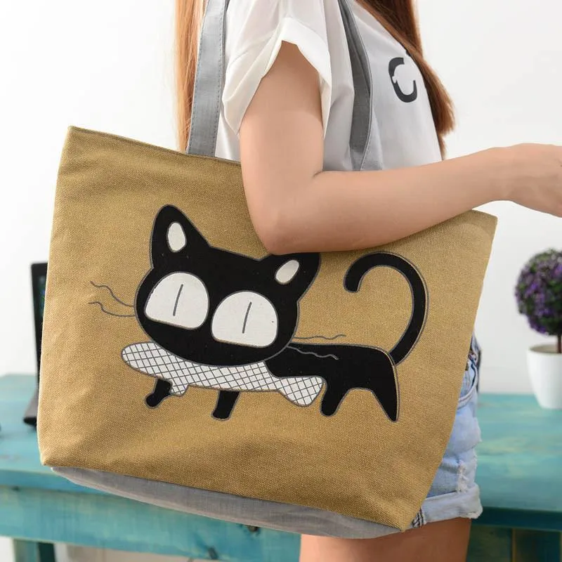 Cat Tote (5 Colors)