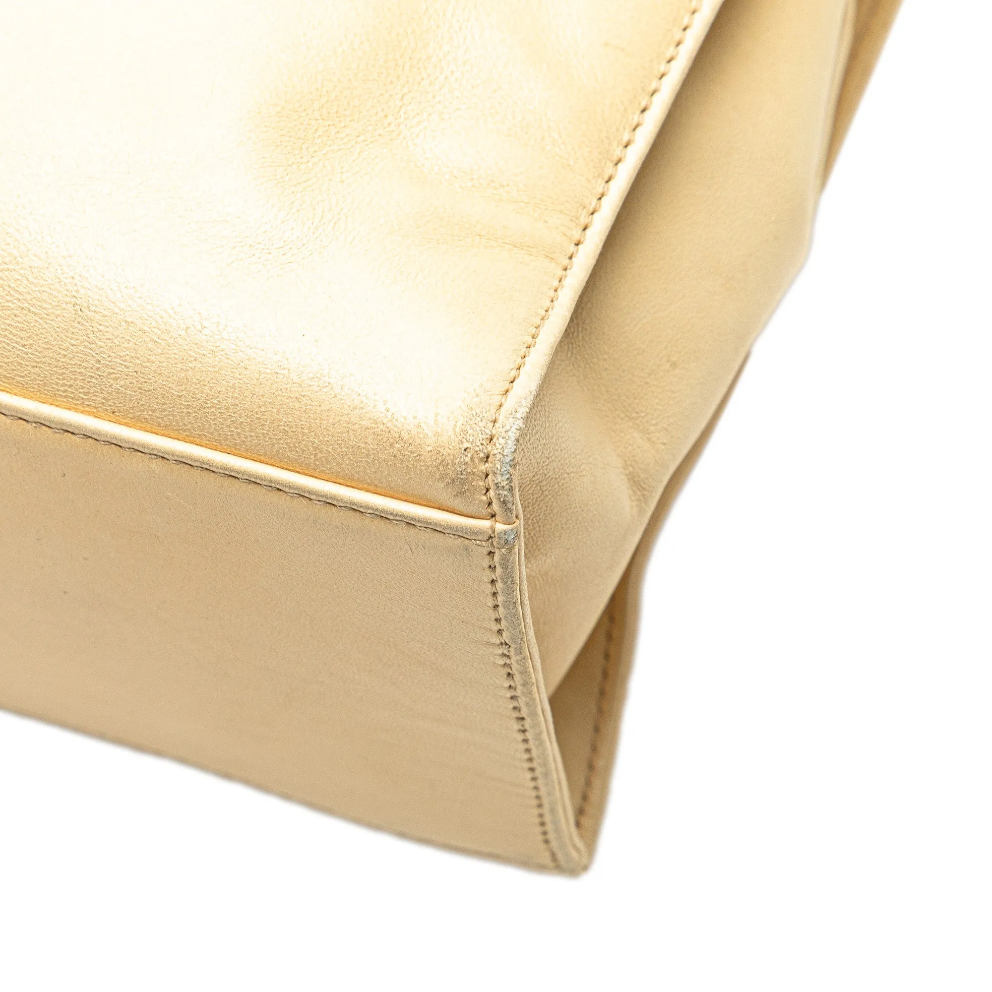 CC Lambskin Chain Tote